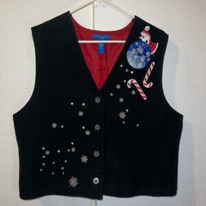 Vintage Christmas Vest